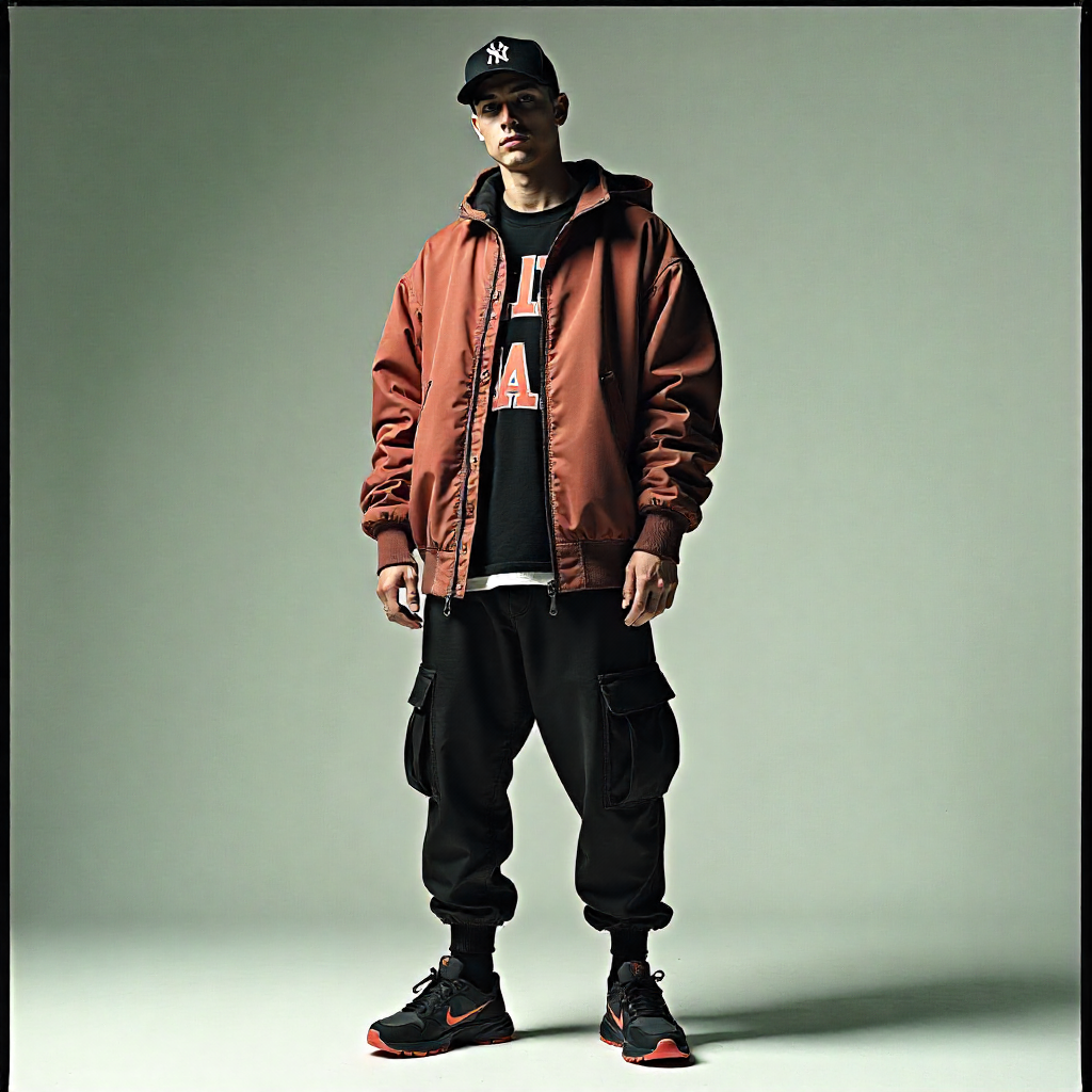 Sportswear styling session